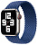Ремінець Woven Single Loop для Apple Watch 42-44 mm Atlantic Blue "S" AKS052