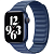 Ремінець Leather Loop Magnetic для Apple Watch 38-40 mm Midnight Blue  AKS061