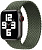 Ремінець Woven Single Loop для Apple Watch 42-44 mm Inverness Green "S" AKS053